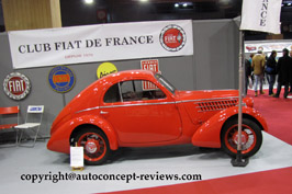 FIAT 508 and 508S Sedan, Spider and Berlinetta Aerodinamica 1932-1936 